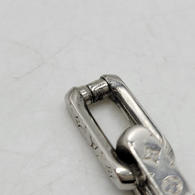 【中古品】【メンズ/レディース】 LOUIS VUITTON ルイ・ヴィトン M64224 コリエ・チェーン モノグラム ブレスレット 179-260508-kh-16-izu サイズ：L カラー：シルバー 万代Net店