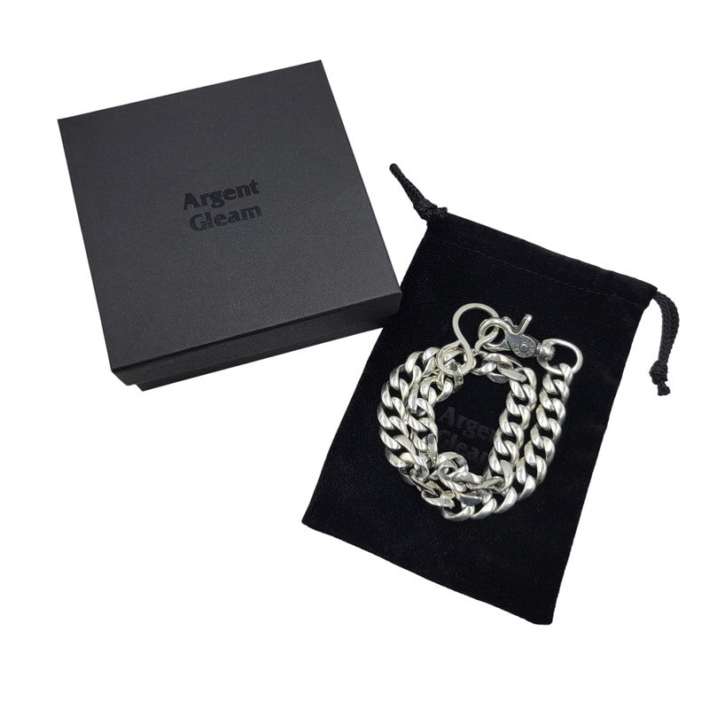 【中古品】【メンズ】 ARGENT GLEAM アージェントグリーム 925 CROSS MOTIF CLASSIC NARROW WALLETCHAIN クロス モチーフ クラシック ナロー ウォレットチェーン アクセサリー 192-260509-cs-27-izu カラー：シルバー 万代Net店