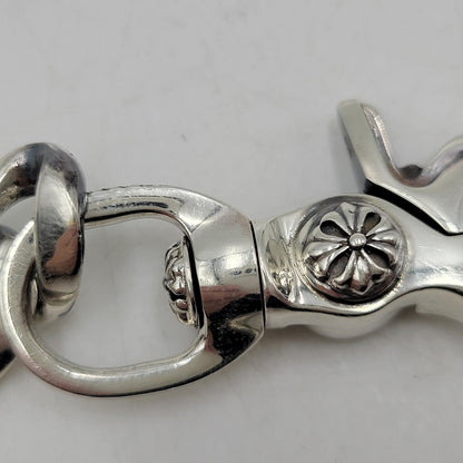 【中古品】【メンズ】 ARGENT GLEAM アージェントグリーム 925 CROSS MOTIF CLASSIC NARROW WALLETCHAIN クロス モチーフ クラシック ナロー ウォレットチェーン アクセサリー 192-260509-cs-27-izu カラー：シルバー 万代Net店