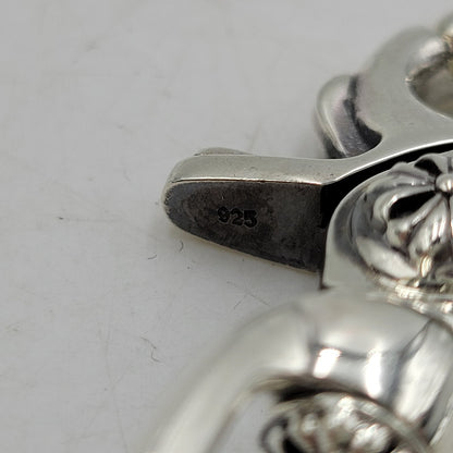 【中古品】【メンズ】 ARGENT GLEAM アージェントグリーム 925 CROSS MOTIF CLASSIC NARROW WALLETCHAIN クロス モチーフ クラシック ナロー ウォレットチェーン アクセサリー 192-260509-cs-27-izu カラー：シルバー 万代Net店