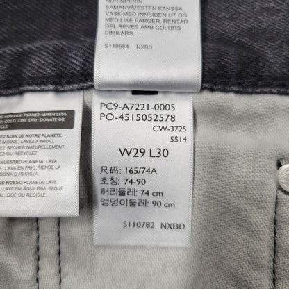 【中古美品】【メンズ】 Levi's リーバイス 565 DENIM PANTS PC9-A7221-0005 デニムパンツ ジーンズ ボトムス 158-260522-as-24-izu サイズ：29×30 カラー：ブラック 万代Net店