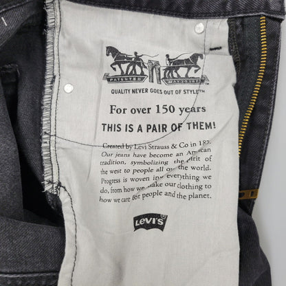 【中古美品】【メンズ】 Levi's リーバイス 565 DENIM PANTS PC9-A7221-0005 デニムパンツ ジーンズ ボトムス 158-260522-as-24-izu サイズ：29×30 カラー：ブラック 万代Net店