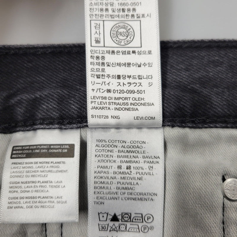 【中古美品】【メンズ】 Levi's リーバイス 565 DENIM PANTS PC9-A7221-0005 デニムパンツ ジーンズ ボトムス 158-260522-as-24-izu サイズ：29×30 カラー：ブラック 万代Net店