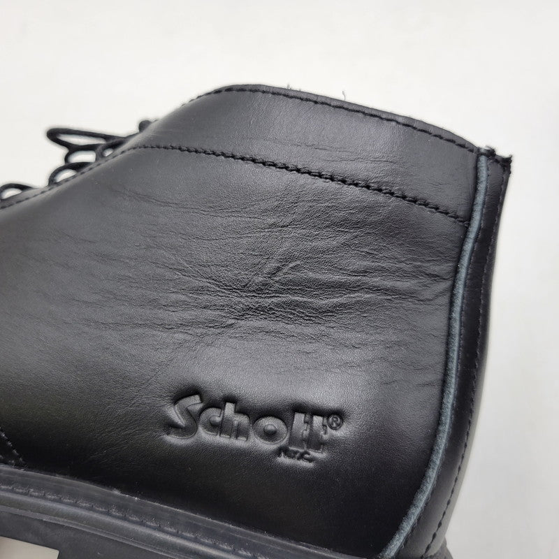 【中古品】【メンズ】 SCHOTT ショット S23002 CHUKA BOOTS チャッカ ブーツ 靴 164-260508-kh-10-izu サイズ：26.5 カラー：ブラック 万代Net店
