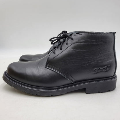 【中古品】【メンズ】 SCHOTT ショット S23002 CHUKA BOOTS チャッカ ブーツ 靴 164-260508-kh-10-izu サイズ：26.5 カラー：ブラック 万代Net店