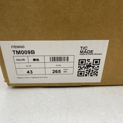 【中古品】【メンズ】 T/C MADE ティーシーメイド CANVAS SNEAKER LOW TM009 キャンバス スニーカー ロー シューズ 靴 162-260511-as-22-izu サイズ：43 カラー：ブラック×ホワイト 万代Net店