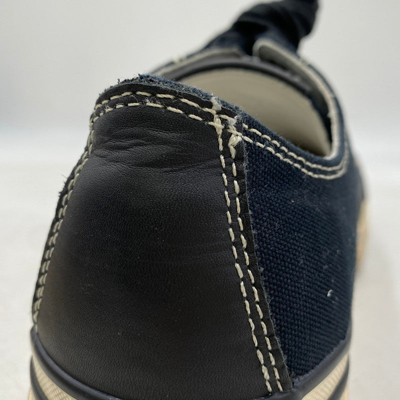 【中古品】【メンズ】 T/C MADE ティーシーメイド CANVAS SNEAKER LOW TM009 キャンバス スニーカー ロー シューズ 靴 162-260511-as-22-izu サイズ：43 カラー：ブラック×ホワイト 万代Net店