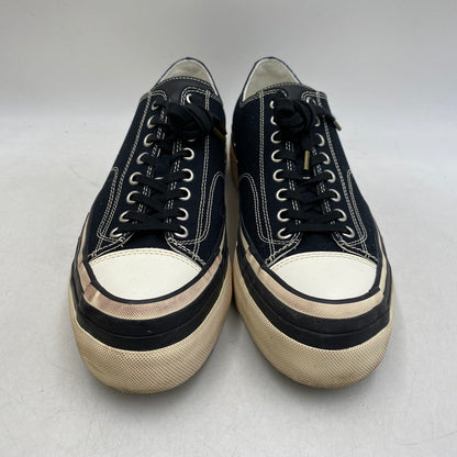 【中古品】【メンズ】 T/C MADE ティーシーメイド CANVAS SNEAKER LOW TM009 キャンバス スニーカー ロー シューズ 靴 162-260511-as-22-izu サイズ：43 カラー：ブラック×ホワイト 万代Net店