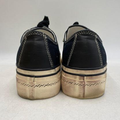【中古品】【メンズ】 T/C MADE ティーシーメイド CANVAS SNEAKER LOW TM009 キャンバス スニーカー ロー シューズ 靴 162-260511-as-22-izu サイズ：43 カラー：ブラック×ホワイト 万代Net店