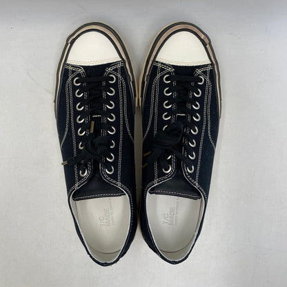 【中古品】【メンズ】 T/C MADE ティーシーメイド CANVAS SNEAKER LOW TM009 キャンバス スニーカー ロー シューズ 靴 162-260511-as-22-izu サイズ：43 カラー：ブラック×ホワイト 万代Net店
