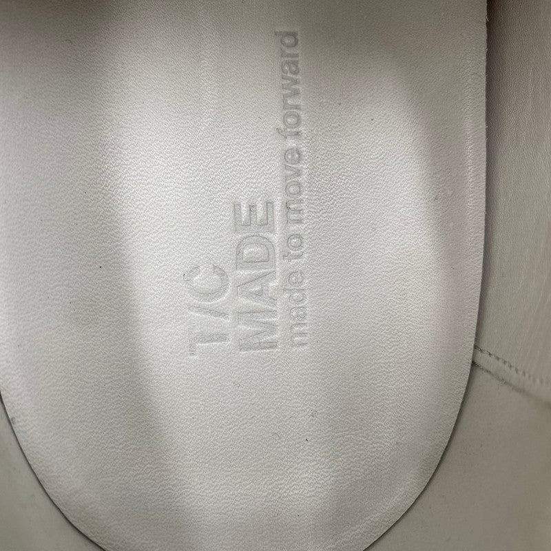 【中古品】【メンズ】 T/C MADE ティーシーメイド CANVAS SNEAKER LOW TM009 キャンバス スニーカー ロー シューズ 靴 162-260511-as-22-izu サイズ：43 カラー：ブラック×ホワイト 万代Net店