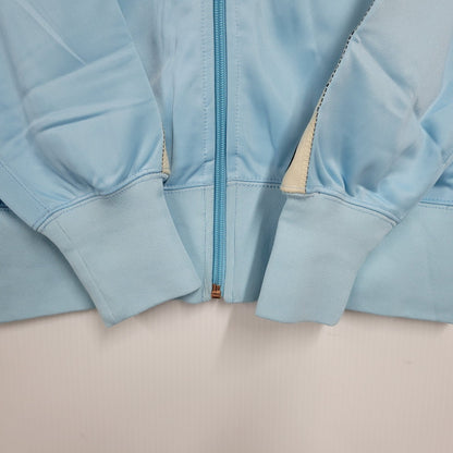 【中古品】【メンズ】 YAMANE ヤマネ 家紋×バス DOWLICK 刺繍 SIDE LINE TRACK JACKET サイドライン トラック ジャケット 145-260509-cs-18-izu サイズ：40 カラー：ライトブルー 万代Net店