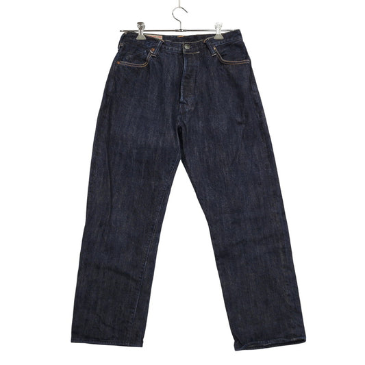 【中古品】【メンズ】 YAMANE ヤマネ PRINT DENIM PANTS G86RR LOT 1926 プリント デニムパンツ Wパンダ ジーンズ 156-260508-as-05-izu サイズ：33×33 カラー：インディゴ 万代Net店