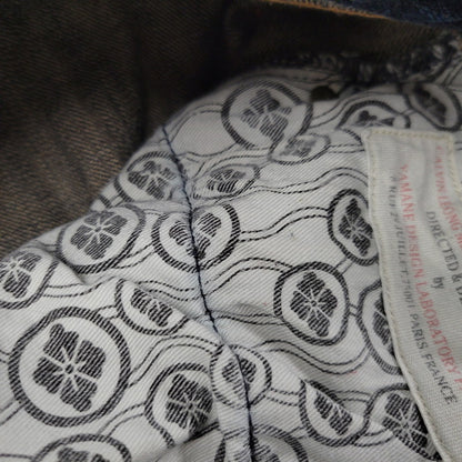 【中古品】【メンズ】 YAMANE ヤマネ PRINT DENIM PANTS G86RR LOT 1926 プリント デニムパンツ Wパンダ ジーンズ 156-260508-as-05-izu サイズ：33×33 カラー：インディゴ 万代Net店