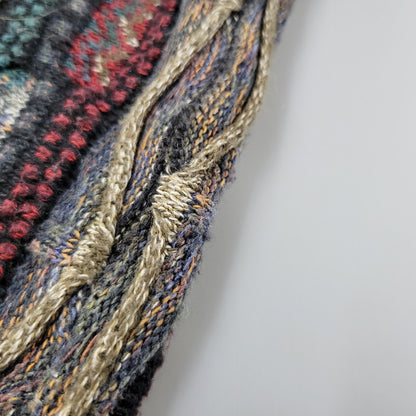 【中古品】【メンズ】 UNKNOWN 3D KNIT SHIRT ニット 長袖 トップス 146-260522-as-21-izu カラー：マルチカラー 万代Net店