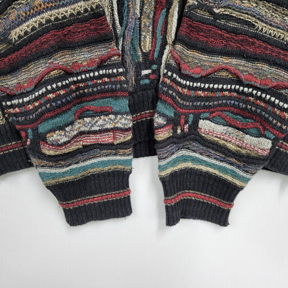 【中古品】【メンズ】 UNKNOWN 3D KNIT SHIRT ニット 長袖 トップス 146-260522-as-21-izu カラー：マルチカラー 万代Net店