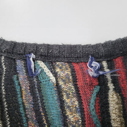 【中古品】【メンズ】 UNKNOWN 3D KNIT SHIRT ニット 長袖 トップス 146-260522-as-21-izu カラー：マルチカラー 万代Net店