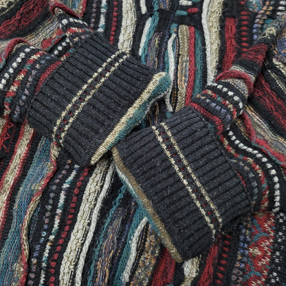【中古品】【メンズ】 UNKNOWN 3D KNIT SHIRT ニット 長袖 トップス 146-260522-as-21-izu カラー：マルチカラー 万代Net店