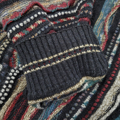 【中古品】【メンズ】 UNKNOWN 3D KNIT SHIRT ニット 長袖 トップス 146-260522-as-21-izu カラー：マルチカラー 万代Net店