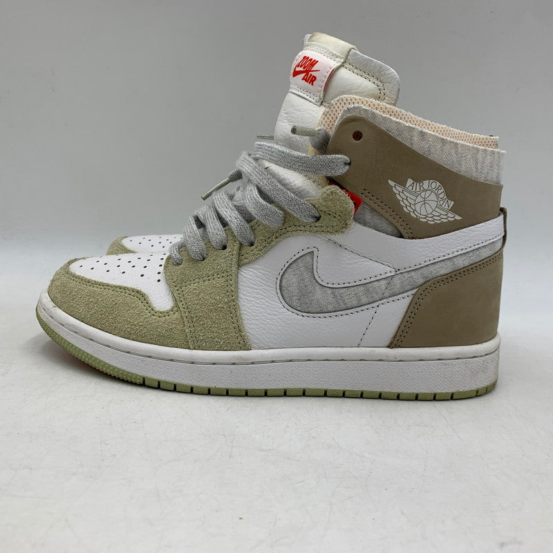 【中古品】【レディース】 NIKE ナイキ CT0979-102 WOMEN'S AIR JORDAN ウィメンズ エア ジョーダン 1 HIGH ハイ ZOOM AIR COMFORT ズーム エア コンフォート スニーカー シューズ 靴 166-260521-ya-02-izu サイズ：23.5cm カラー：OLIVE AURA 万代Net店