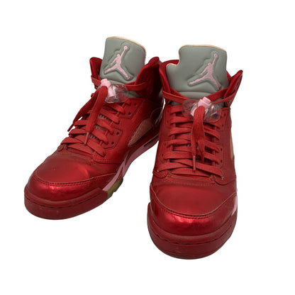 【中古品】【メンズ/レディース】 NIKE ナイキ 440892-605 AIR JORDAN エアジョーダン 5 RETRO レトロ GG VALENTINE'S DAY バレンタインデー スニーカー シューズ 靴　 160-260521-ya-01-izu サイズ：25cm カラー：GYM RED/ION PINK 万代Net店