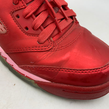 【中古品】【メンズ/レディース】 NIKE ナイキ 440892-605 AIR JORDAN エアジョーダン 5 RETRO レトロ GG VALENTINE'S DAY バレンタインデー スニーカー シューズ 靴　 160-260521-ya-01-izu サイズ：25cm カラー：GYM RED/ION PINK 万代Net店