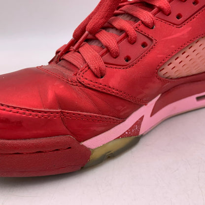 【中古品】【メンズ/レディース】 NIKE ナイキ 440892-605 AIR JORDAN エアジョーダン 5 RETRO レトロ GG VALENTINE'S DAY バレンタインデー スニーカー シューズ 靴　 160-260521-ya-01-izu サイズ：25cm カラー：GYM RED/ION PINK 万代Net店