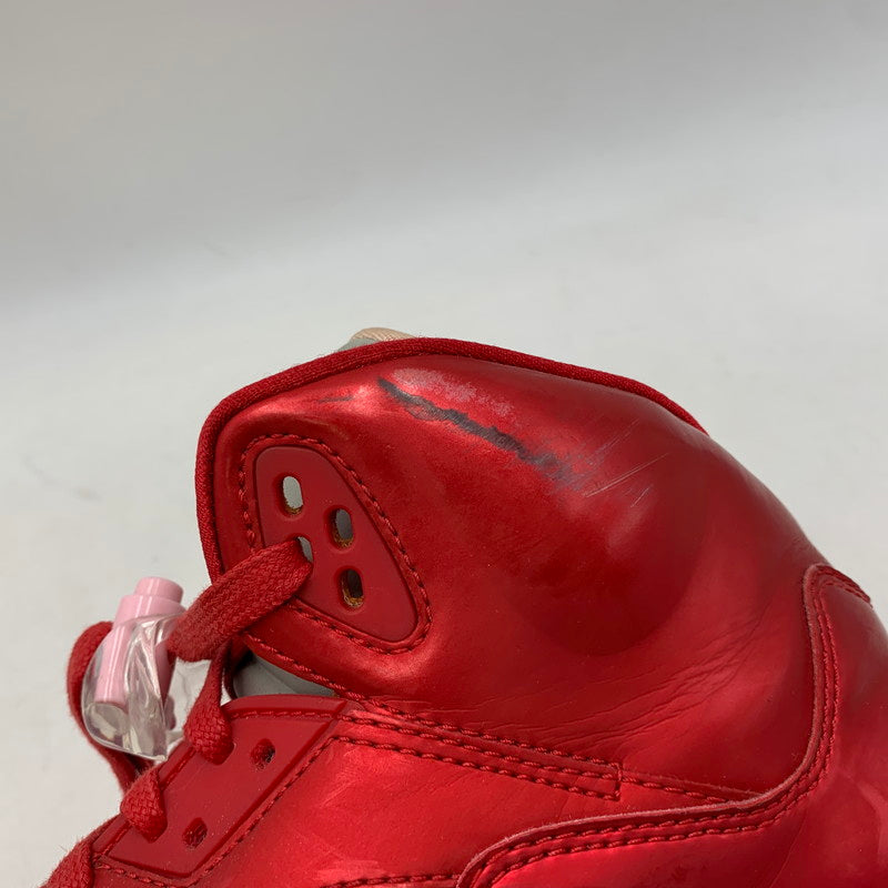 【中古品】【メンズ/レディース】 NIKE ナイキ 440892-605 AIR JORDAN エアジョーダン 5 RETRO レトロ GG VALENTINE'S DAY バレンタインデー スニーカー シューズ 靴　 160-260521-ya-01-izu サイズ：25cm カラー：GYM RED/ION PINK 万代Net店