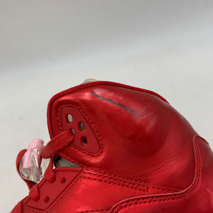 【中古品】【メンズ/レディース】 NIKE ナイキ 440892-605 AIR JORDAN エアジョーダン 5 RETRO レトロ GG VALENTINE'S DAY バレンタインデー スニーカー シューズ 靴　 160-260521-ya-01-izu サイズ：25cm カラー：GYM RED/ION PINK 万代Net店