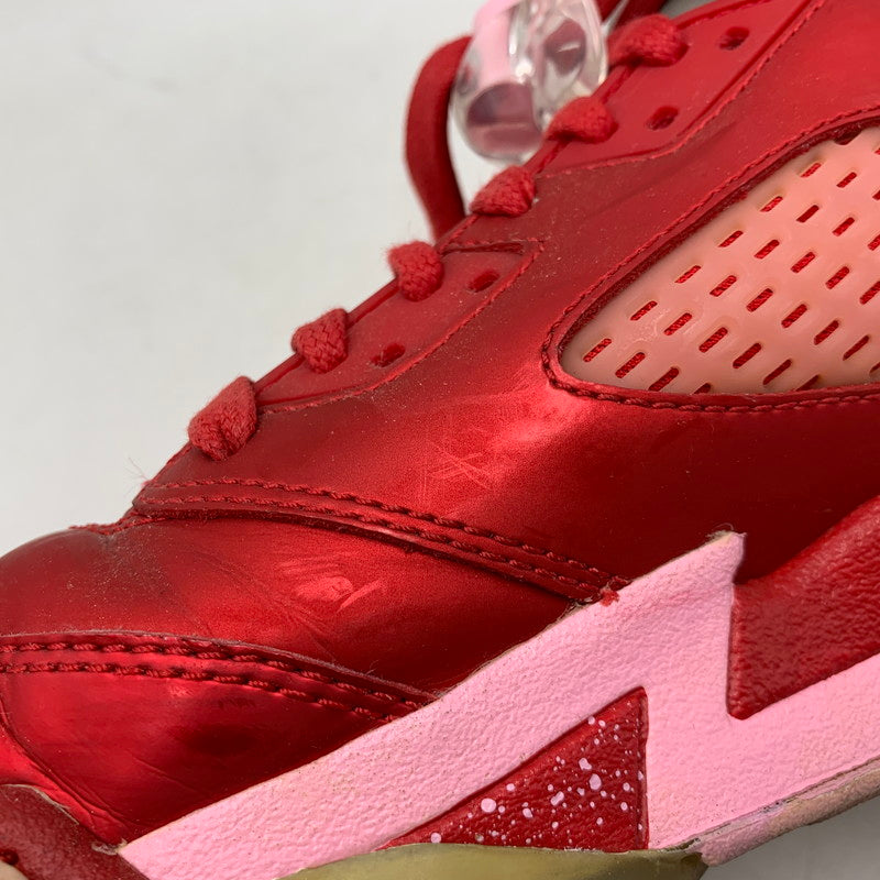 【中古品】【メンズ/レディース】 NIKE ナイキ 440892-605 AIR JORDAN エアジョーダン 5 RETRO レトロ GG VALENTINE'S DAY バレンタインデー スニーカー シューズ 靴　 160-260521-ya-01-izu サイズ：25cm カラー：GYM RED/ION PINK 万代Net店