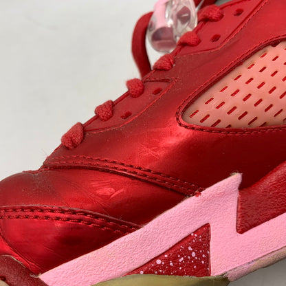 【中古品】【メンズ/レディース】 NIKE ナイキ 440892-605 AIR JORDAN エアジョーダン 5 RETRO レトロ GG VALENTINE'S DAY バレンタインデー スニーカー シューズ 靴　 160-260521-ya-01-izu サイズ：25cm カラー：GYM RED/ION PINK 万代Net店