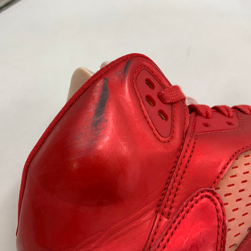 【中古品】【メンズ/レディース】 NIKE ナイキ 440892-605 AIR JORDAN エアジョーダン 5 RETRO レトロ GG VALENTINE'S DAY バレンタインデー スニーカー シューズ 靴　 160-260521-ya-01-izu サイズ：25cm カラー：GYM RED/ION PINK 万代Net店