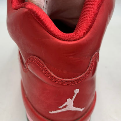 【中古品】【メンズ/レディース】 NIKE ナイキ 440892-605 AIR JORDAN エアジョーダン 5 RETRO レトロ GG VALENTINE'S DAY バレンタインデー スニーカー シューズ 靴　 160-260521-ya-01-izu サイズ：25cm カラー：GYM RED/ION PINK 万代Net店