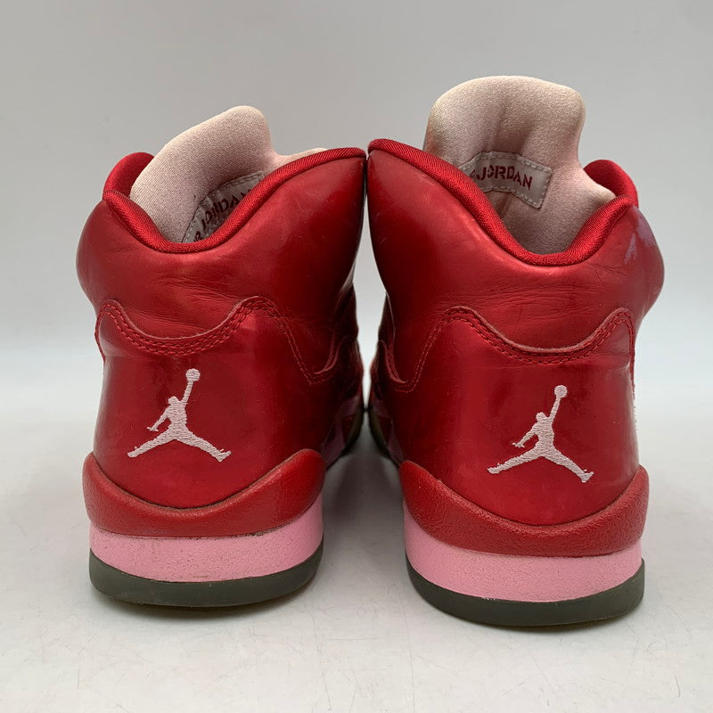 【中古品】【メンズ/レディース】 NIKE ナイキ 440892-605 AIR JORDAN エアジョーダン 5 RETRO レトロ GG VALENTINE'S DAY バレンタインデー スニーカー シューズ 靴　 160-260521-ya-01-izu サイズ：25cm カラー：GYM RED/ION PINK 万代Net店
