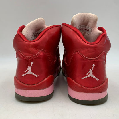 【中古品】【メンズ/レディース】 NIKE ナイキ 440892-605 AIR JORDAN エアジョーダン 5 RETRO レトロ GG VALENTINE'S DAY バレンタインデー スニーカー シューズ 靴　 160-260521-ya-01-izu サイズ：25cm カラー：GYM RED/ION PINK 万代Net店