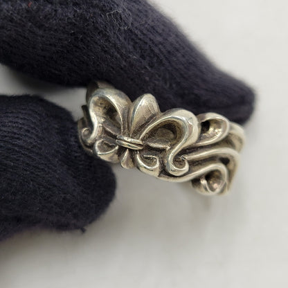 【中古品】【メンズ/レディース】 SA SILVER 925 FLORAL RING フローラル リング アクセサリー 指輪 192-260517-kh-25-izu カラー：シルバー 万代Net店