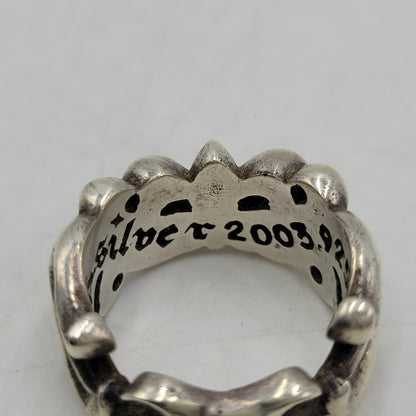 【中古品】【メンズ/レディース】 SA SILVER 925 FLORAL RING フローラル リング アクセサリー 指輪 192-260517-kh-25-izu カラー：シルバー 万代Net店