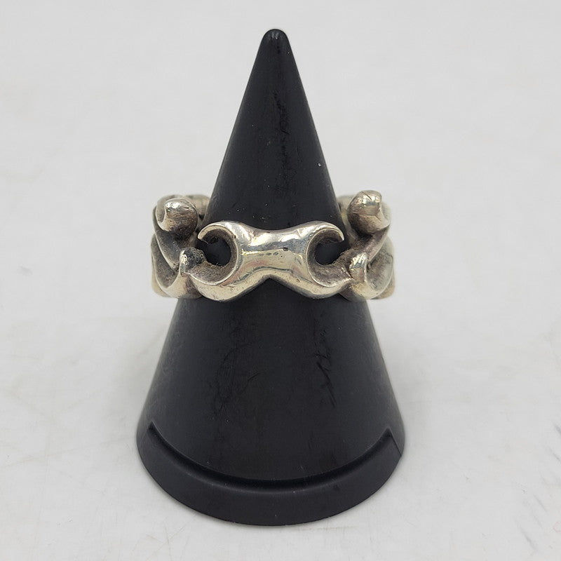 【中古品】【メンズ/レディース】 SA SILVER 925 FLORAL RING フローラル リング アクセサリー 指輪 192-260517-kh-25-izu カラー：シルバー 万代Net店