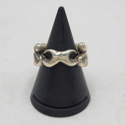 【中古品】【メンズ/レディース】 SA SILVER 925 FLORAL RING フローラル リング アクセサリー 指輪 192-260517-kh-25-izu カラー：シルバー 万代Net店