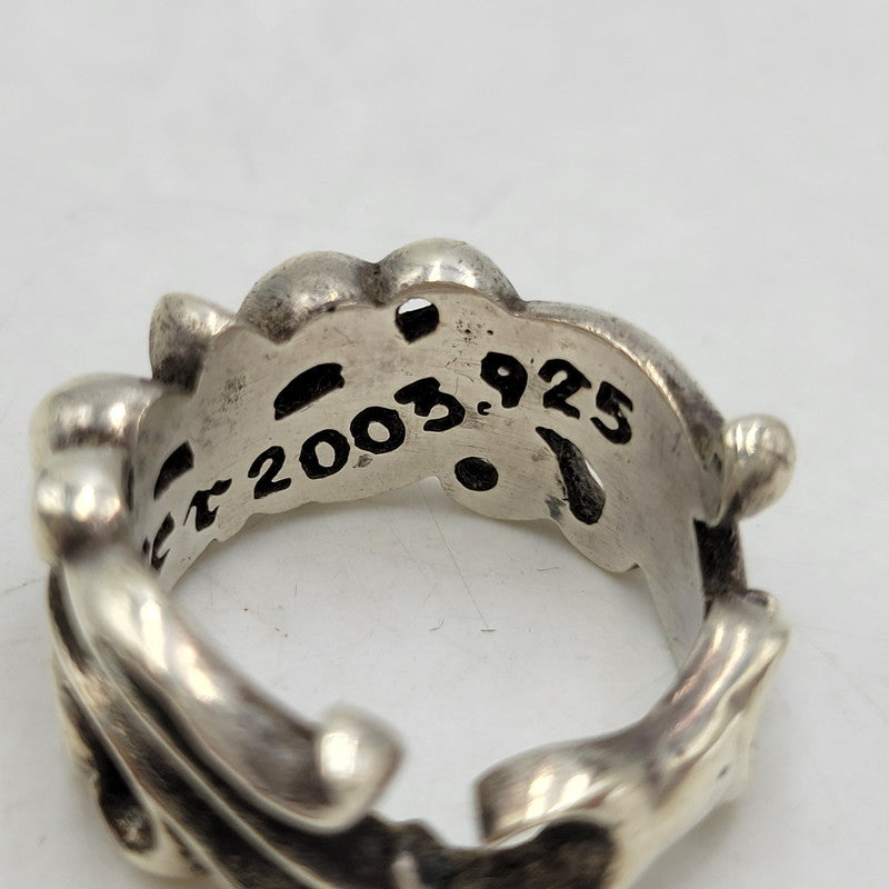 【中古品】【メンズ/レディース】 SA SILVER 925 FLORAL RING フローラル リング アクセサリー 指輪 192-260517-kh-25-izu カラー：シルバー 万代Net店