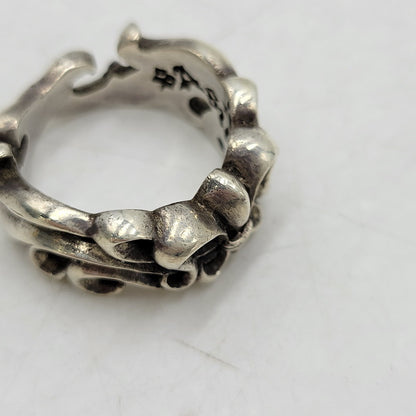 【中古品】【メンズ/レディース】 SA SILVER 925 FLORAL RING フローラル リング アクセサリー 指輪 192-260517-kh-25-izu カラー：シルバー 万代Net店