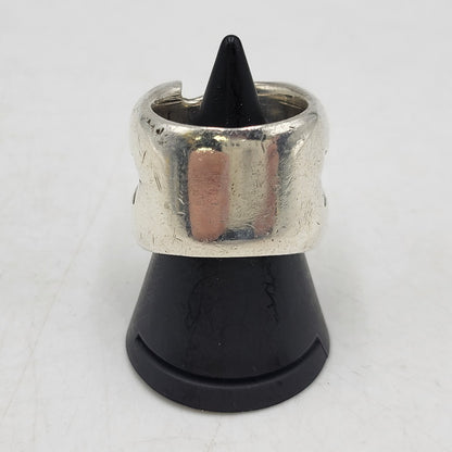 【中古品】【メンズ/レディース】 USED 925 DOLLAR STAR MOTIF RING ドラー スター モチーフ リング 指輪 アクセサリー 192-260509-cs-28-izu カラー：シルバー 万代Net店
