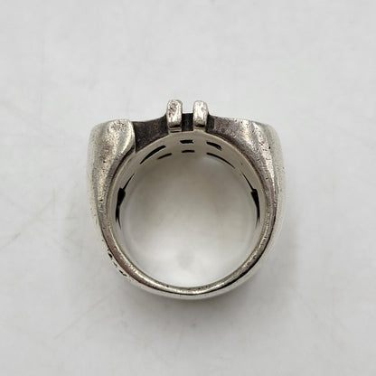 【中古品】【メンズ/レディース】 USED 925 DOLLAR STAR MOTIF RING ドラー スター モチーフ リング 指輪 アクセサリー 192-260509-cs-28-izu カラー：シルバー 万代Net店