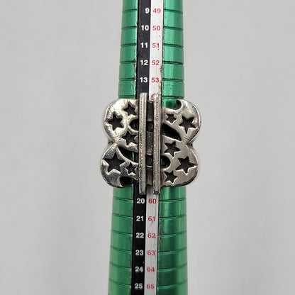 【中古品】【メンズ/レディース】 USED 925 DOLLAR STAR MOTIF RING ドラー スター モチーフ リング 指輪 アクセサリー 192-260509-cs-28-izu カラー：シルバー 万代Net店