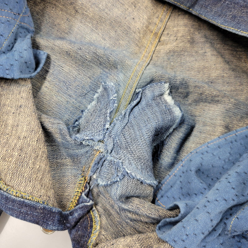 【中古品】【メンズ】 SUGAR CANE シュガーケーン BUTTONFLY DENIM PANTS ボタンフライ デニムパンツ 砂糖黍 ジーンズ ボトムス 156-260522-as-25-izu カラー：インディゴ 万代Net店