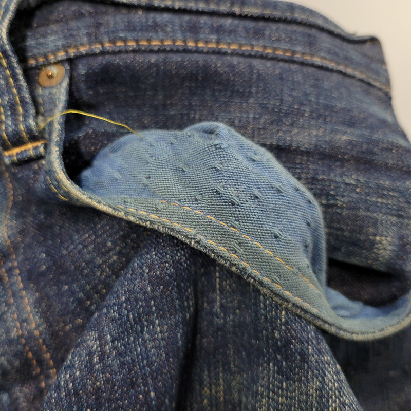 【中古品】【メンズ】 SUGAR CANE シュガーケーン BUTTONFLY DENIM PANTS ボタンフライ デニムパンツ 砂糖黍 ジーンズ ボトムス 156-260522-as-25-izu カラー：インディゴ 万代Net店