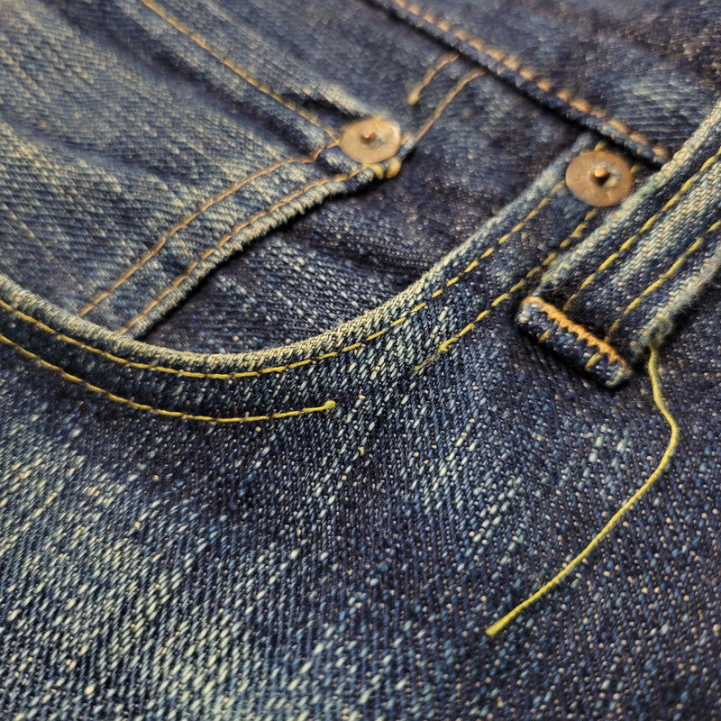 【中古品】【メンズ】 SUGAR CANE シュガーケーン BUTTONFLY DENIM PANTS ボタンフライ デニムパンツ 砂糖黍 ジーンズ ボトムス 156-260522-as-25-izu カラー：インディゴ 万代Net店