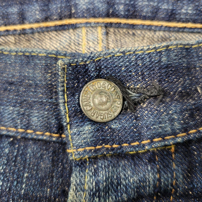 【中古品】【メンズ】 SUGAR CANE シュガーケーン BUTTONFLY DENIM PANTS ボタンフライ デニムパンツ 砂糖黍 ジーンズ ボトムス 156-260522-as-25-izu カラー：インディゴ 万代Net店