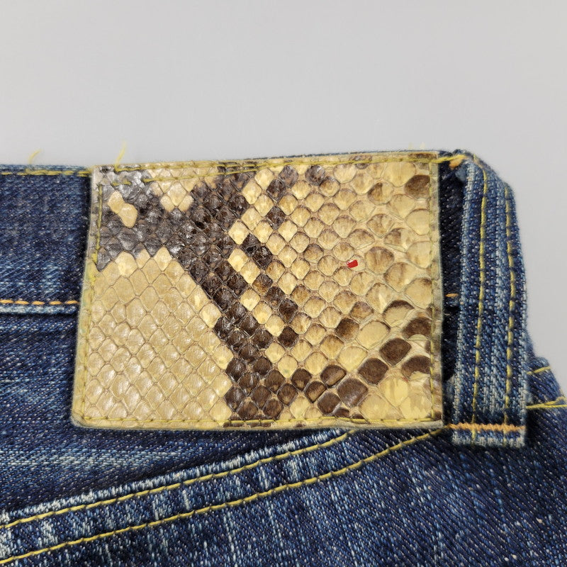 【中古品】【メンズ】 SUGAR CANE シュガーケーン BUTTONFLY DENIM PANTS ボタンフライ デニムパンツ 砂糖黍 ジーンズ ボトムス 156-260522-as-25-izu カラー：インディゴ 万代Net店