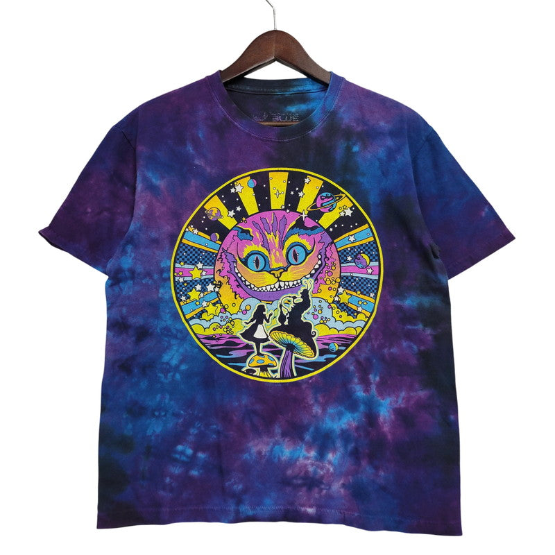 【中古品】【メンズ】 LIQUID BLUE リキッドブルー ALICE IN WONDERLAND SILHOUETTE S/S TEE TIE-DYE アリスインワンダーランド 半袖 Tシャツ 146-260522-ka-02-izu サイズ：S カラー：マルチ 万代Net店